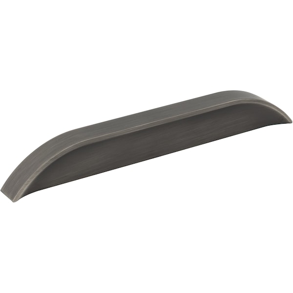 Jeffrey Alexander 128 mm / 160 mm Center-to-Center Brushed Pewter Elara Cabinet Pinch Pull 484-128160BNBDL - main